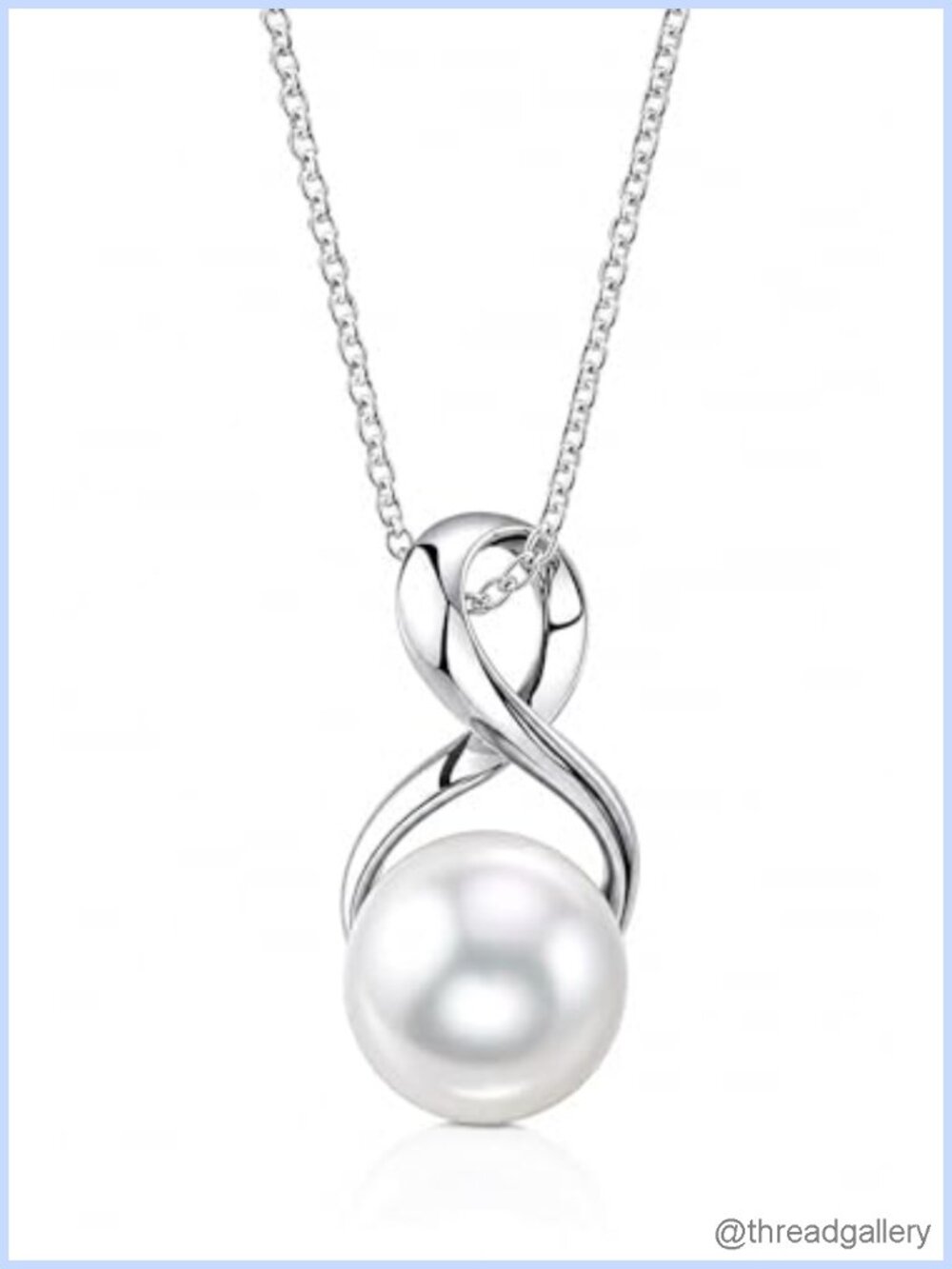 AAAA Freshwater Pearl Necklace 14K Gold Plated Pendant Jewelry Gift